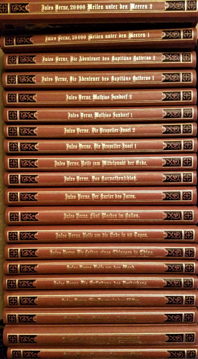 Bekannte und unbekannte Welten. Abenteuerliche Reisen von Jules Verne ; 20 Bände
