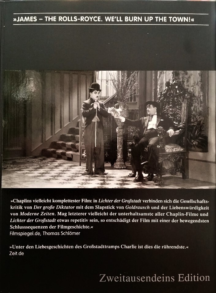 Lichter der Großstadt. Romantische Komödie (Stummfilm) von und mit Charlie Chaplin – Bild 2