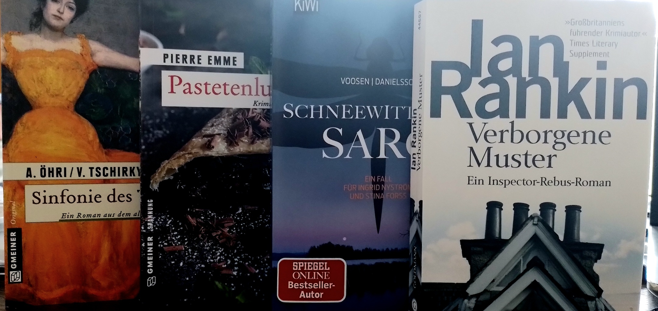 Paket mit 4 Kriminalromanen verschiedener Autoren (auch einzeln erhältlich)