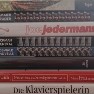 8 DVD – Filme verschiedener Genres, aufgelistet nur nach dem Titel