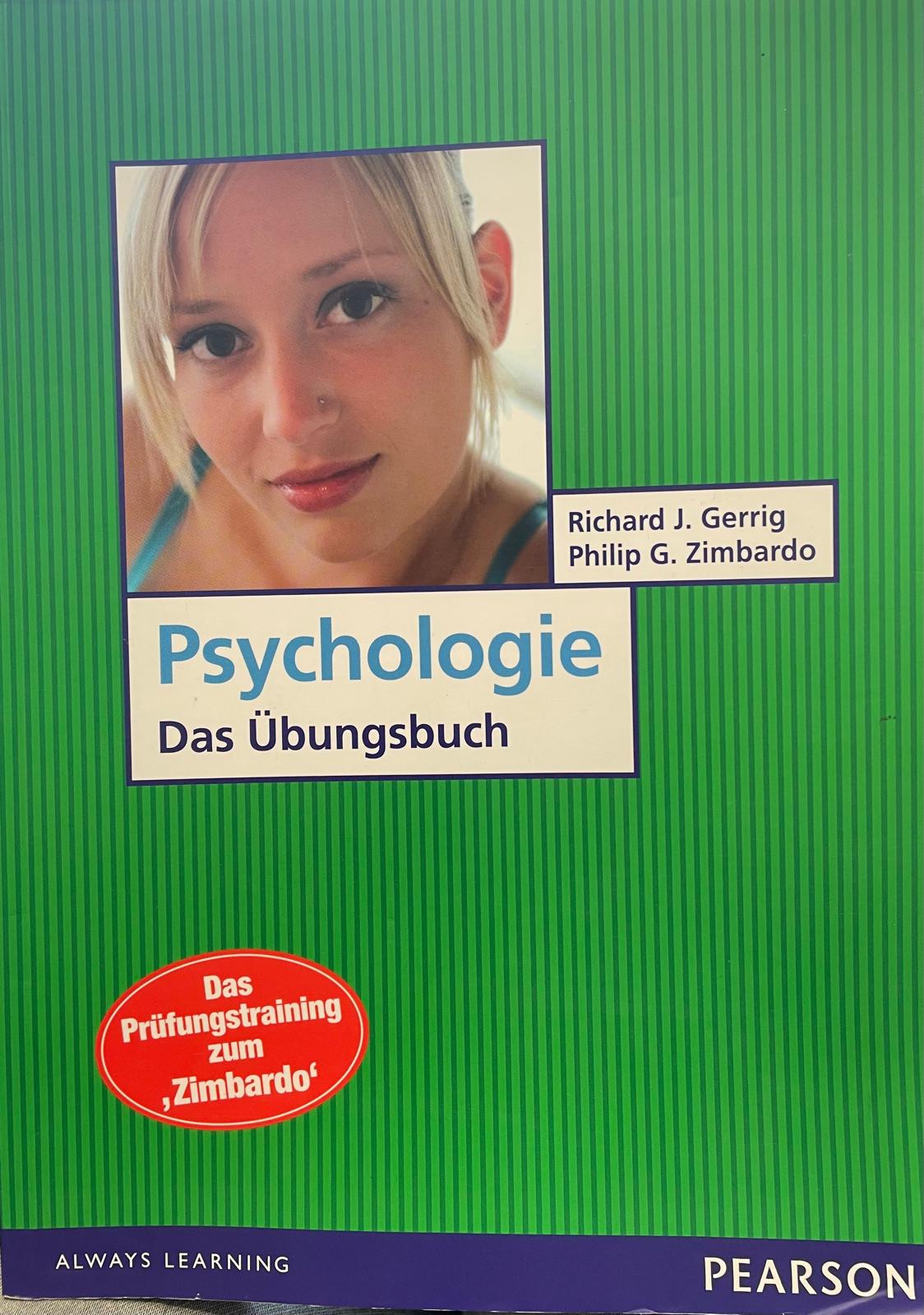 Psychologie sowie Psychologie - Das Übungsbuch von Richard J. Gerrig / Philip G. Zimbardo – Bild 2