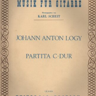 Johann Anton Logy (Losy): Partita C-Dur  (Musik für Gitarre)